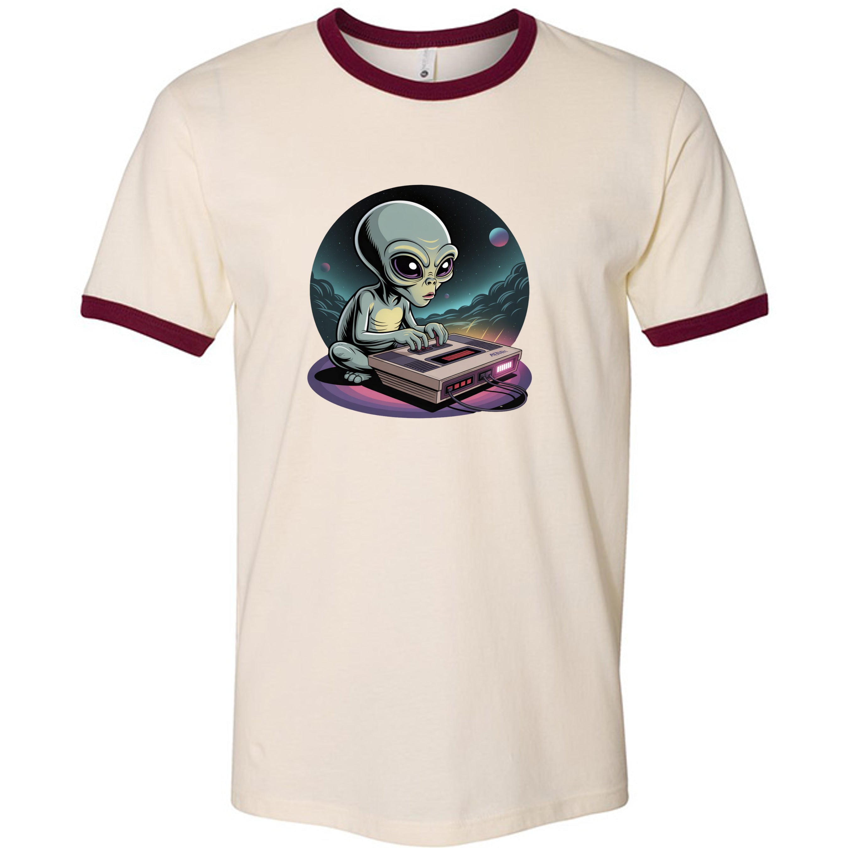 NATURAL/ MAROON - 3604 - FRONT