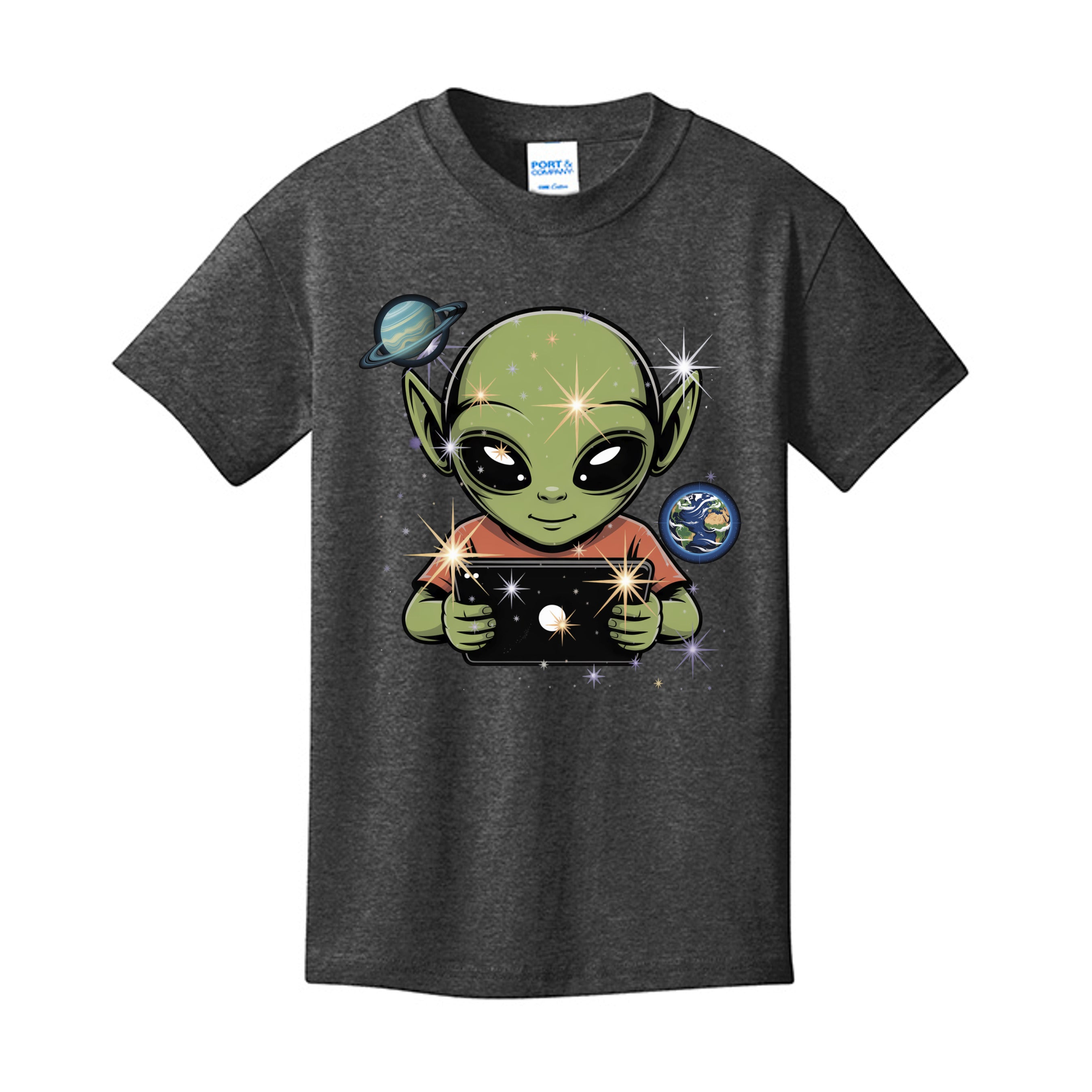 Dark Heather Grey - PC54Y - FRONT