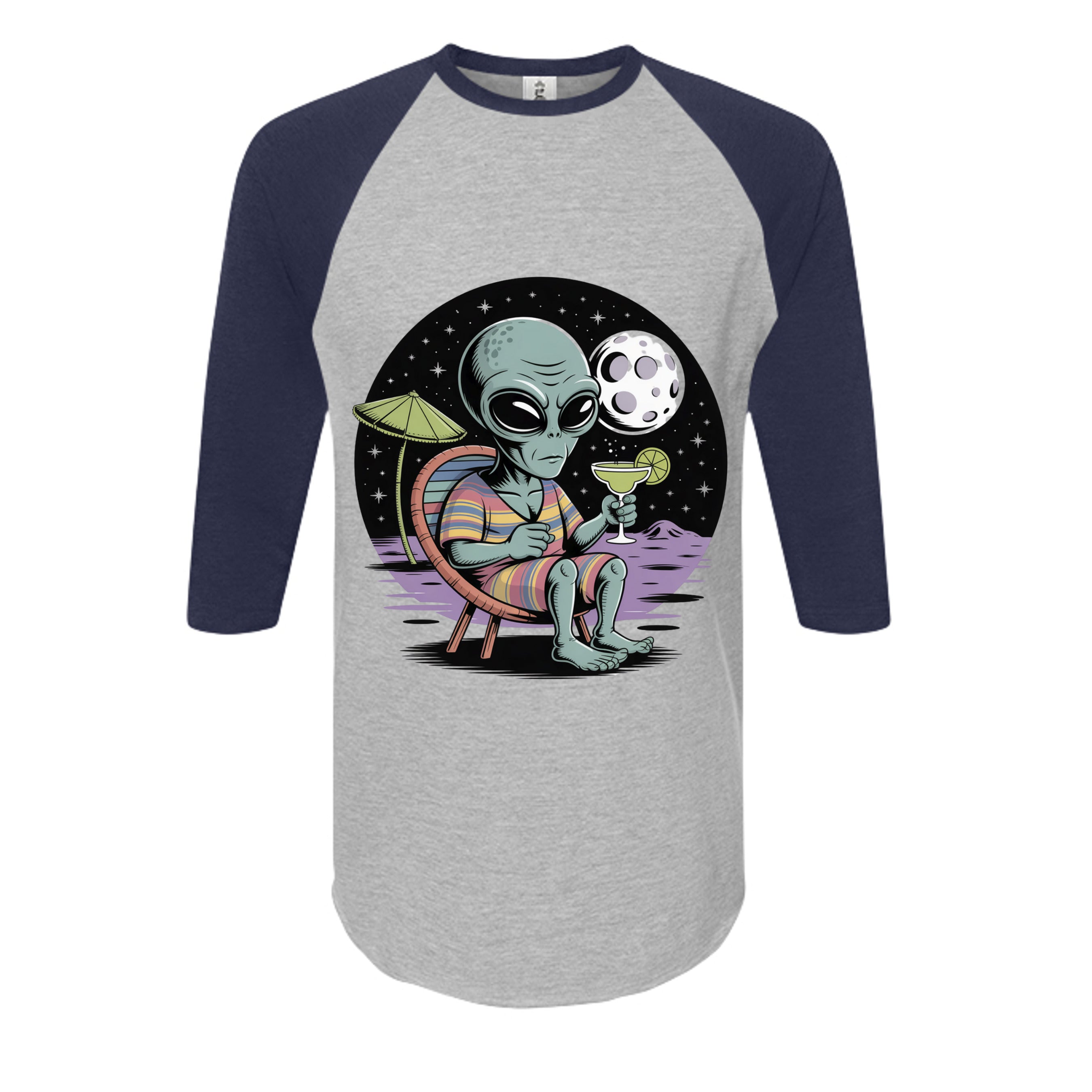 Heather Grey/ Navy - 245 - FRONT